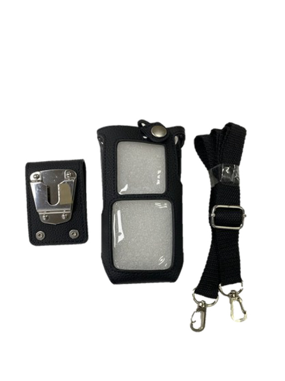 Leather Carrying Case (Black, with Display)