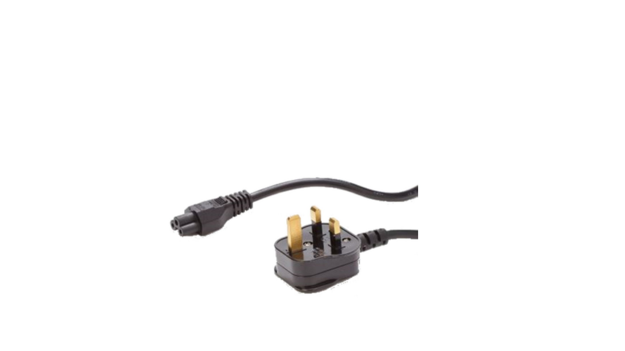 PWC03 AC power cord with either UK or EU plug (RoHS)